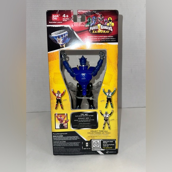 Power Rangers Samurai Armor Morphin Ranger Water Blue Action Figure New With Box - Picture 4 of 13